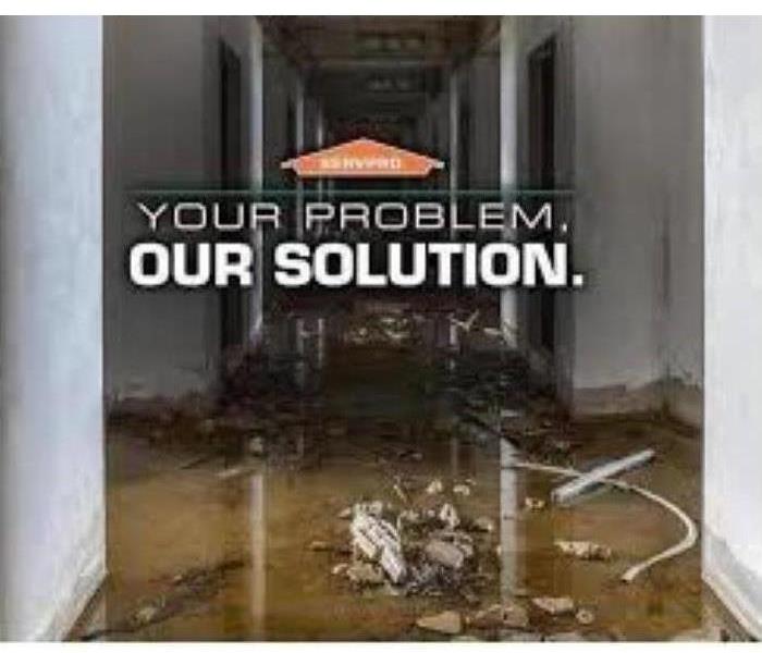  Says 'Your Problem. Our Solution'.